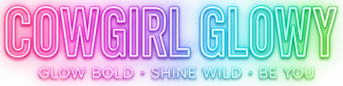 Cowgirl glowy logo